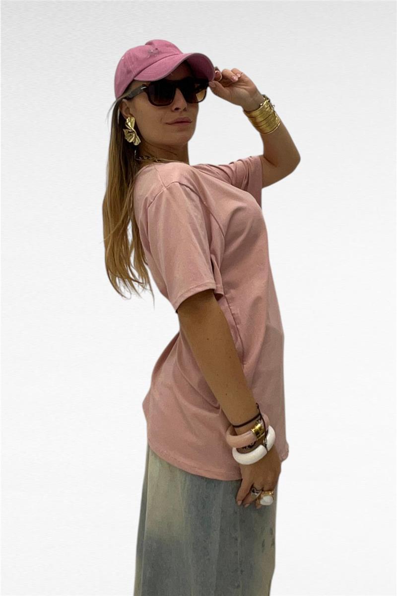 maglia over mezza manica girocollo